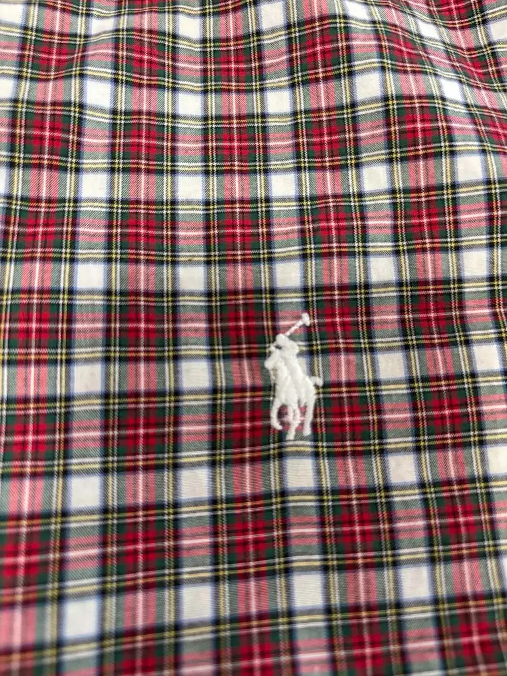 Ralph Lauren Plaid Button Down Shirt boys Size L (14-16)